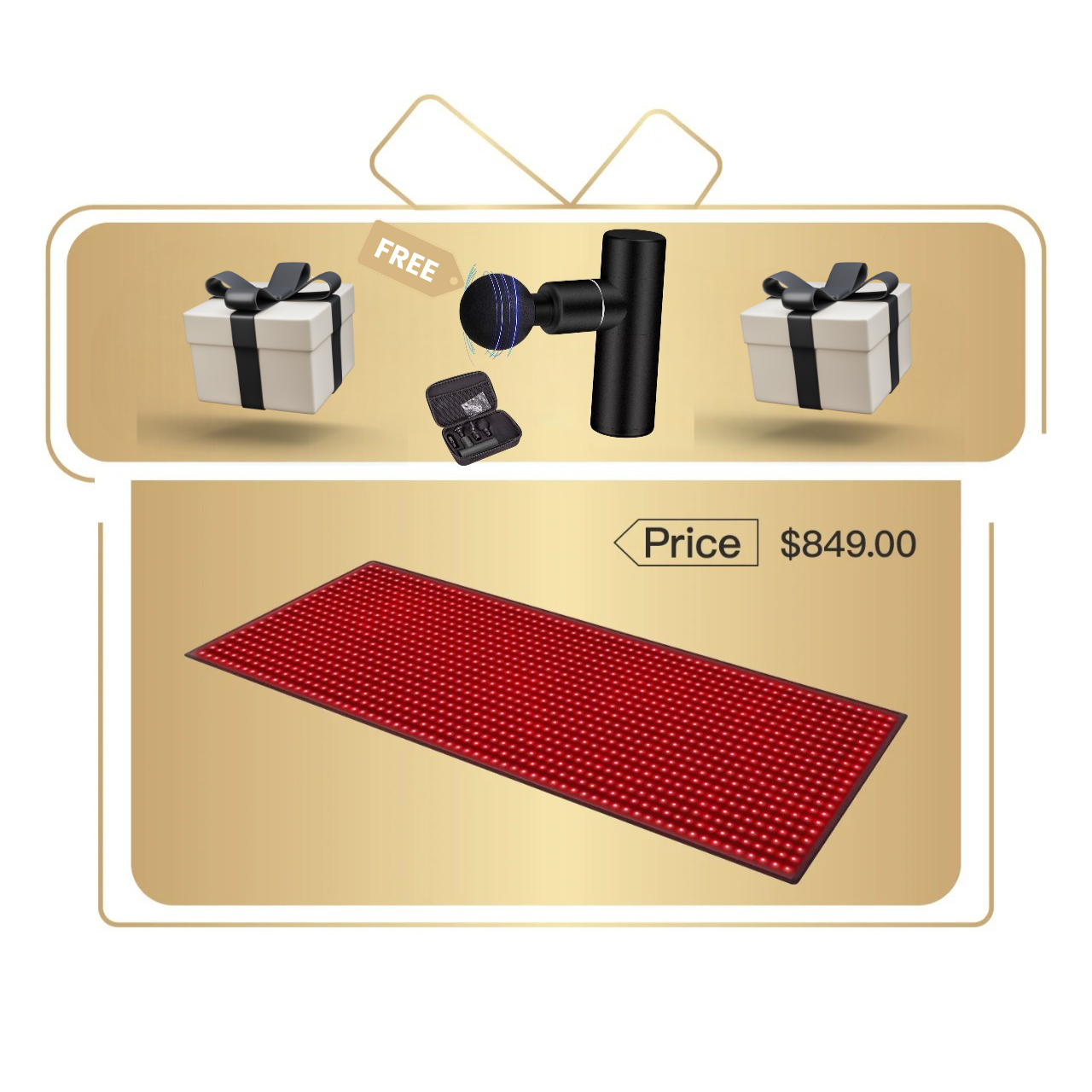 Mellineo Red Infrared Light Therapy Mat